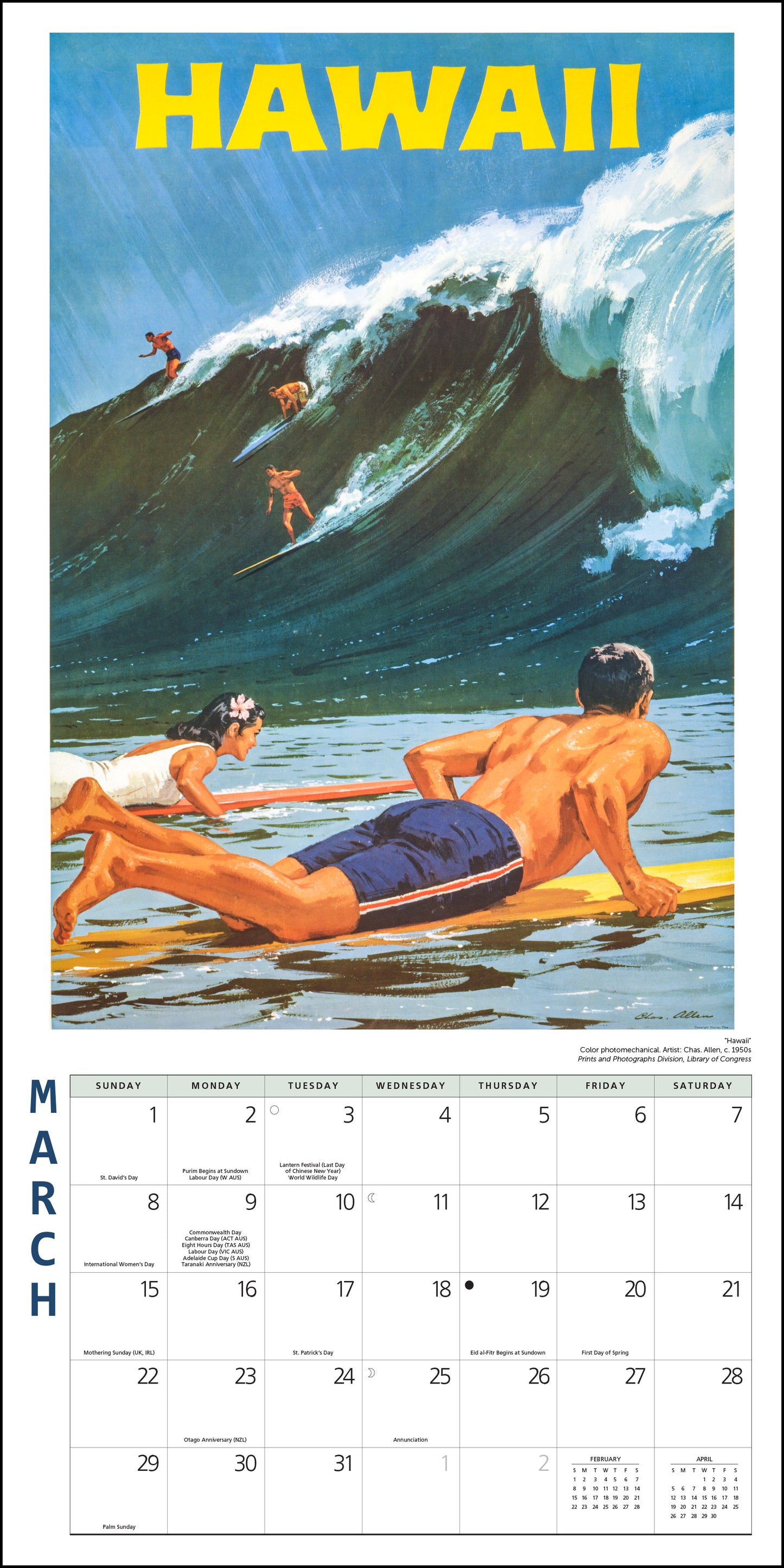 Explore global destinations with 2026 travel art calendar