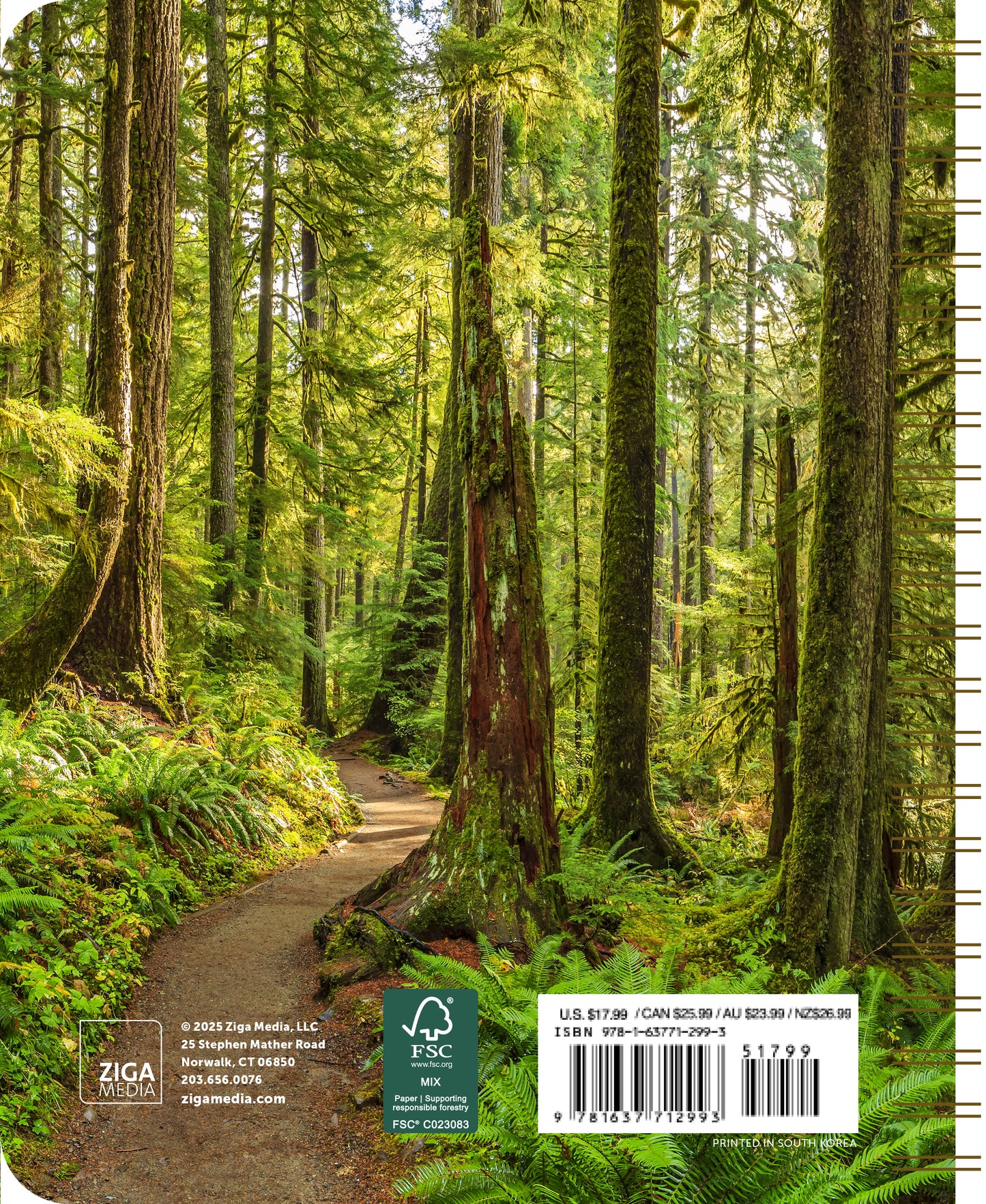America's National Parks 2026 engagement calendar open to weekly view