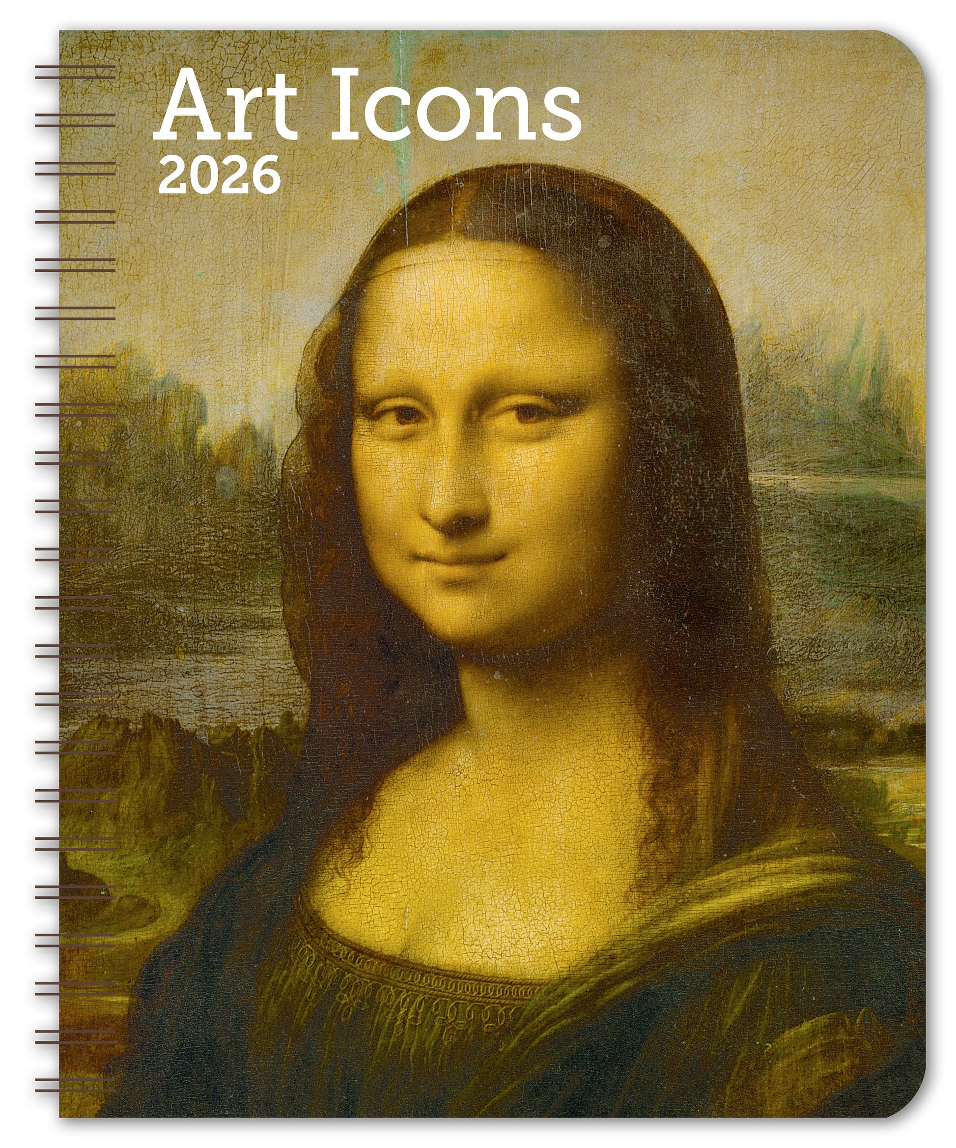 2026 weekly planner featuring iconic artworks from celebrated artists