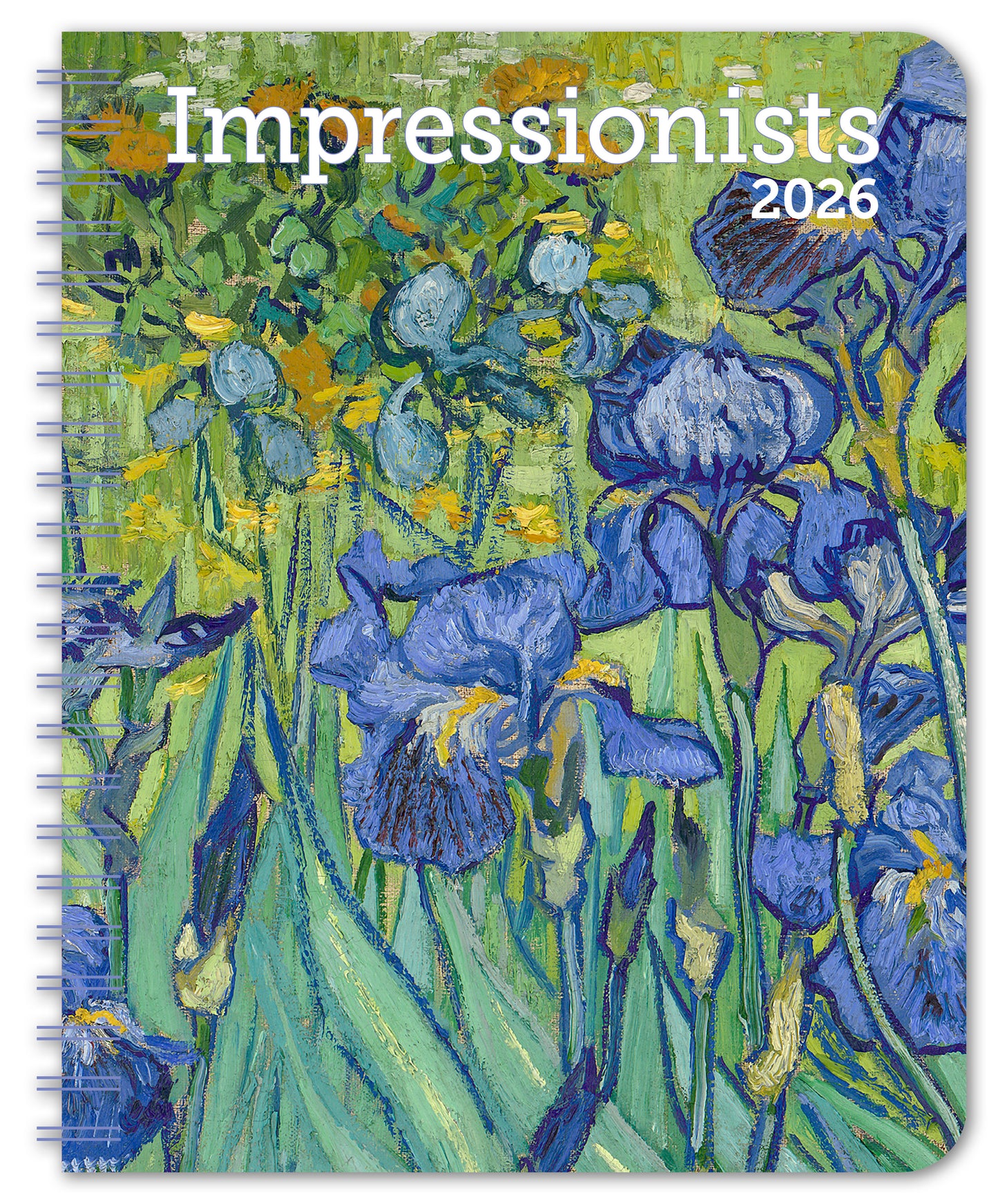 Cover of 2026 Impressionists Weekly Engagement Calendar featuring Monet painting