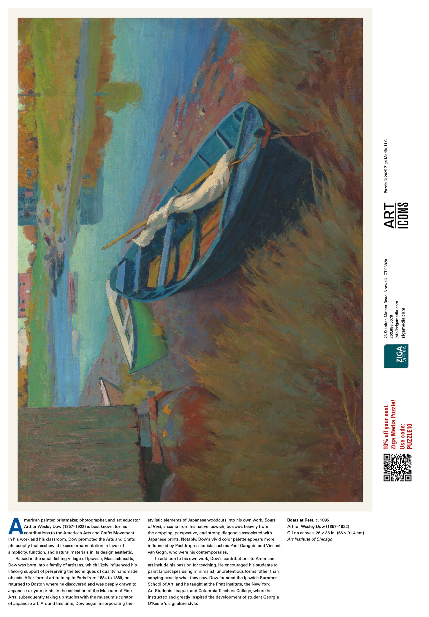 Dow—Boats at Rest 1000 or 500 Piece Puzzle