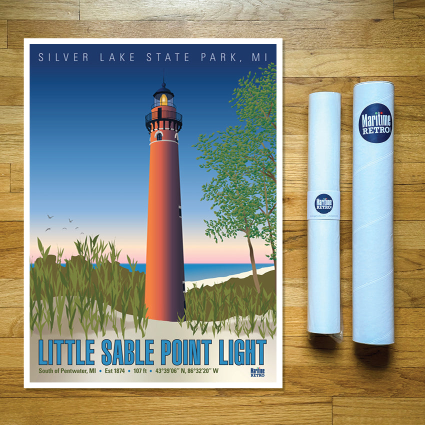 Little Sable Point Light Print