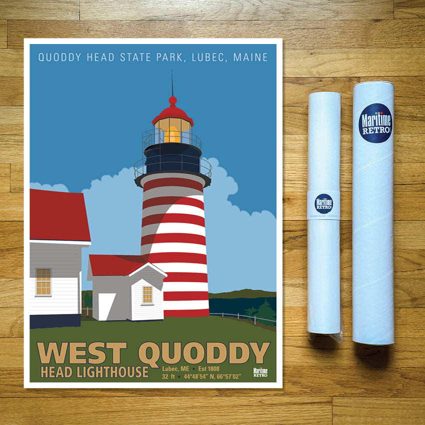 West Quoddy Head Lighthouse Print