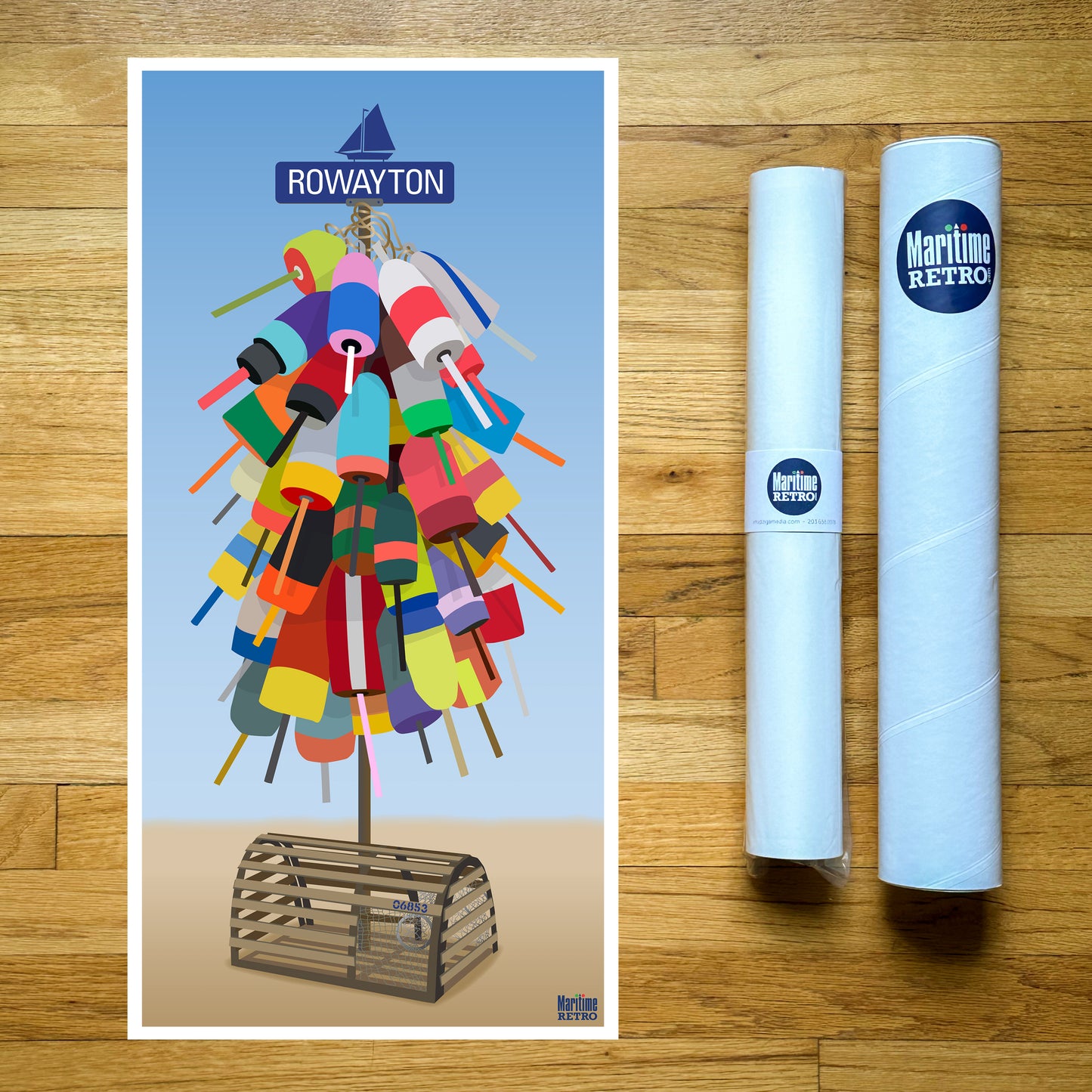 Rowayton Buoy Post Print