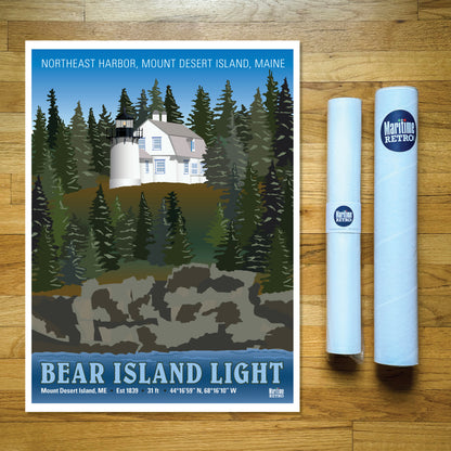 Bear Island Lighthouse Print