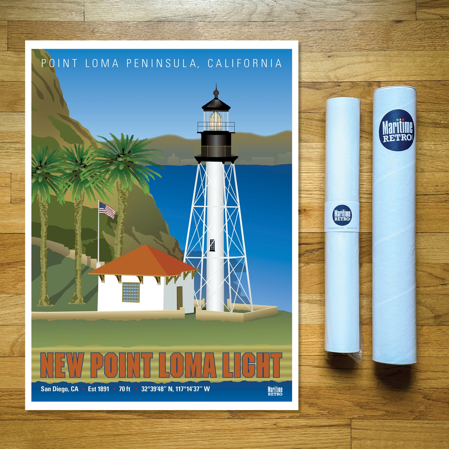 New Point Loma Lighthouse Print