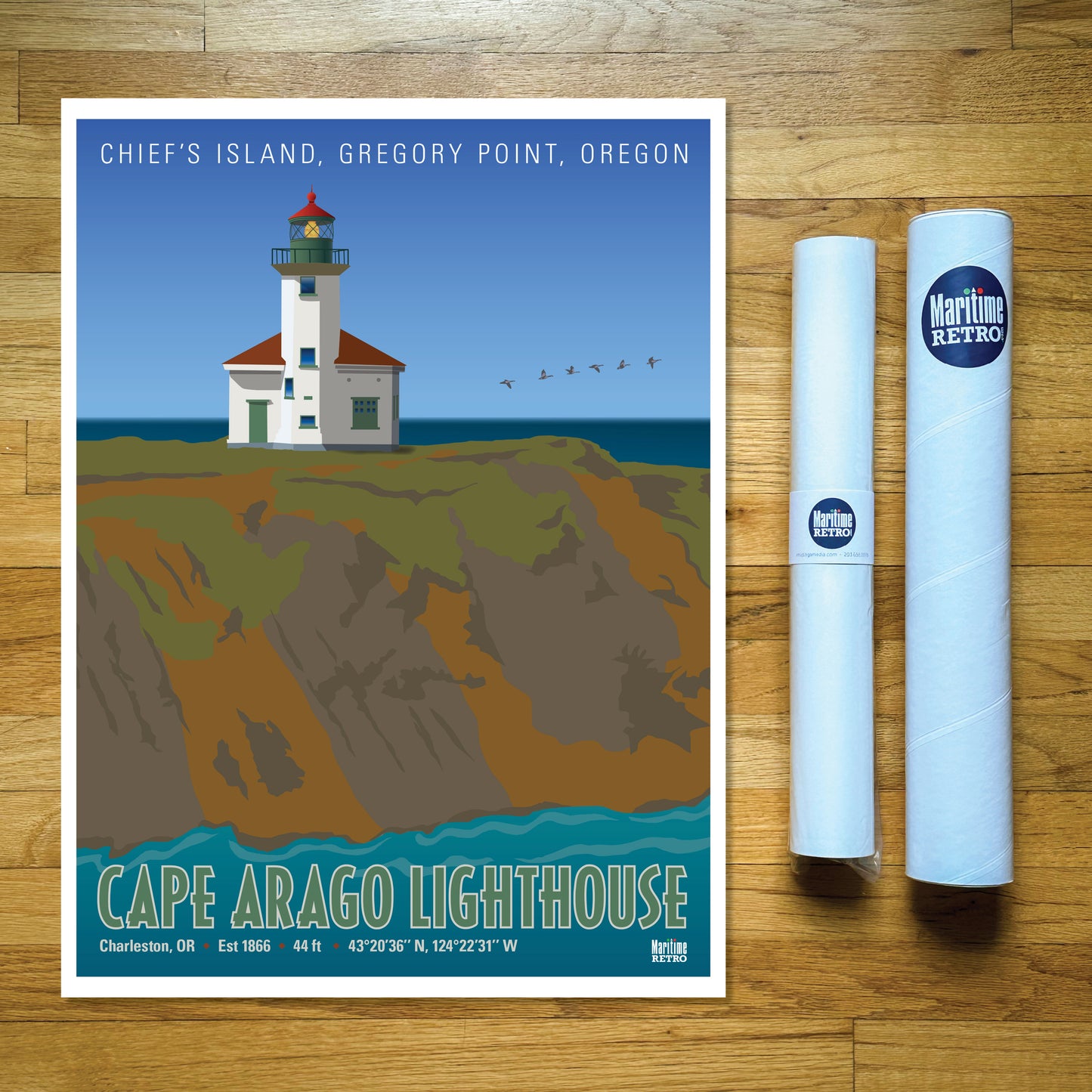 Cape Arago Lighthouse Print