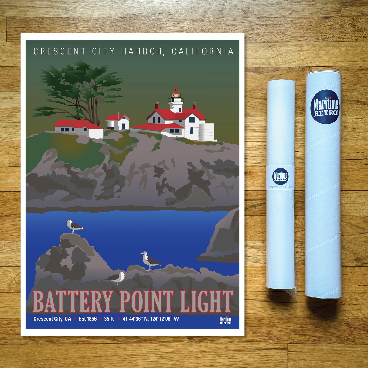 Battery Point Light (Crescent City) Print