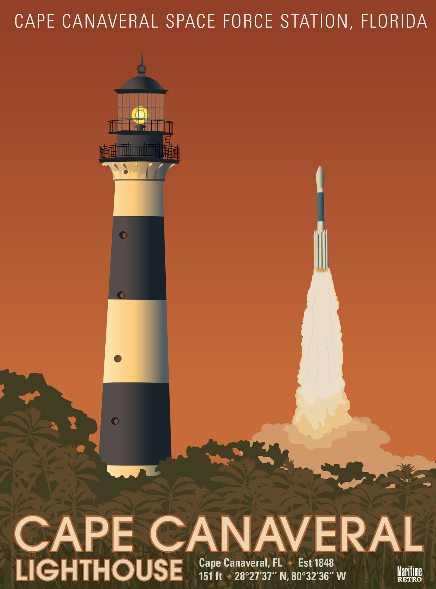 Cape Canaveral Lighthouse Print