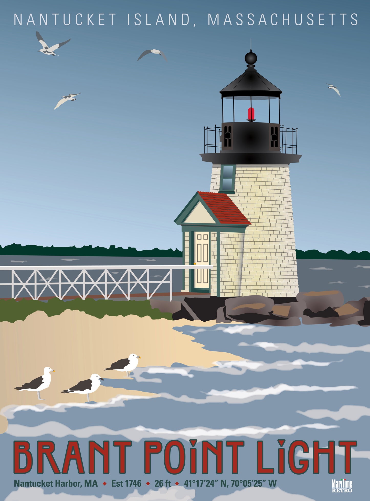 Brant Point Light Print