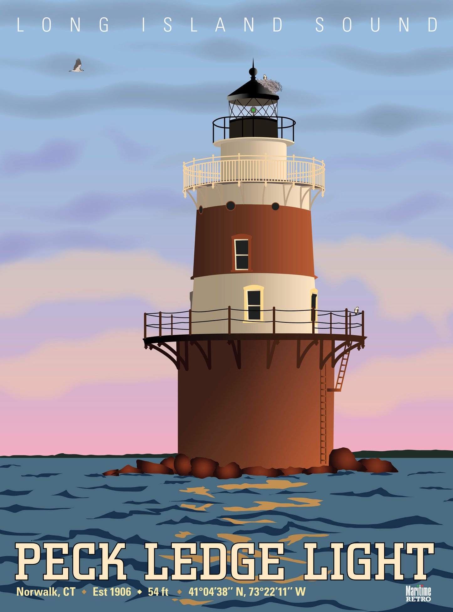 Peck Ledge Light Print