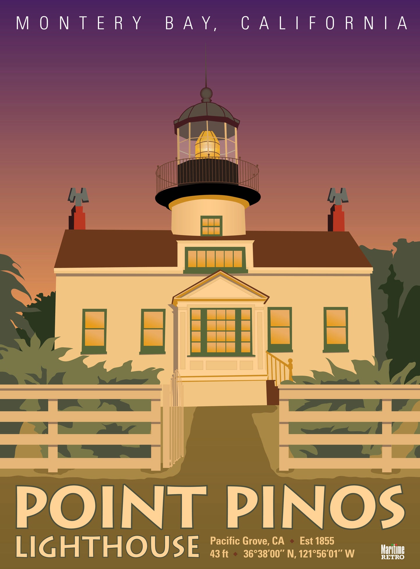 Point Pinos Lighthouse Print