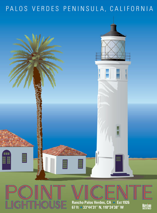 Point Vicente Lighthouse Print