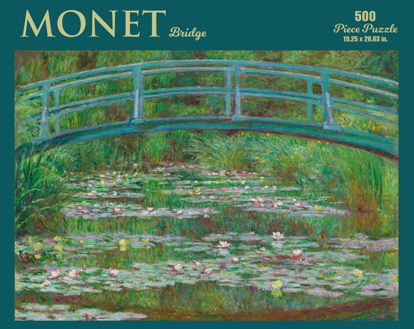 Monet—Bridge 1000 or 500 Piece Puzzle