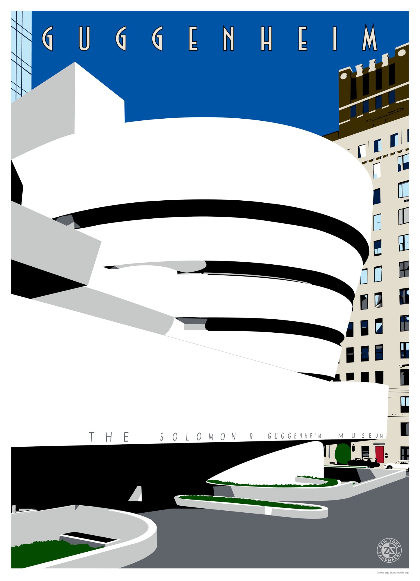 Guggenheim Museum 1000 or 500 Piece Puzzle