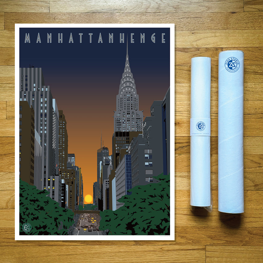 Manhattanhenge Print