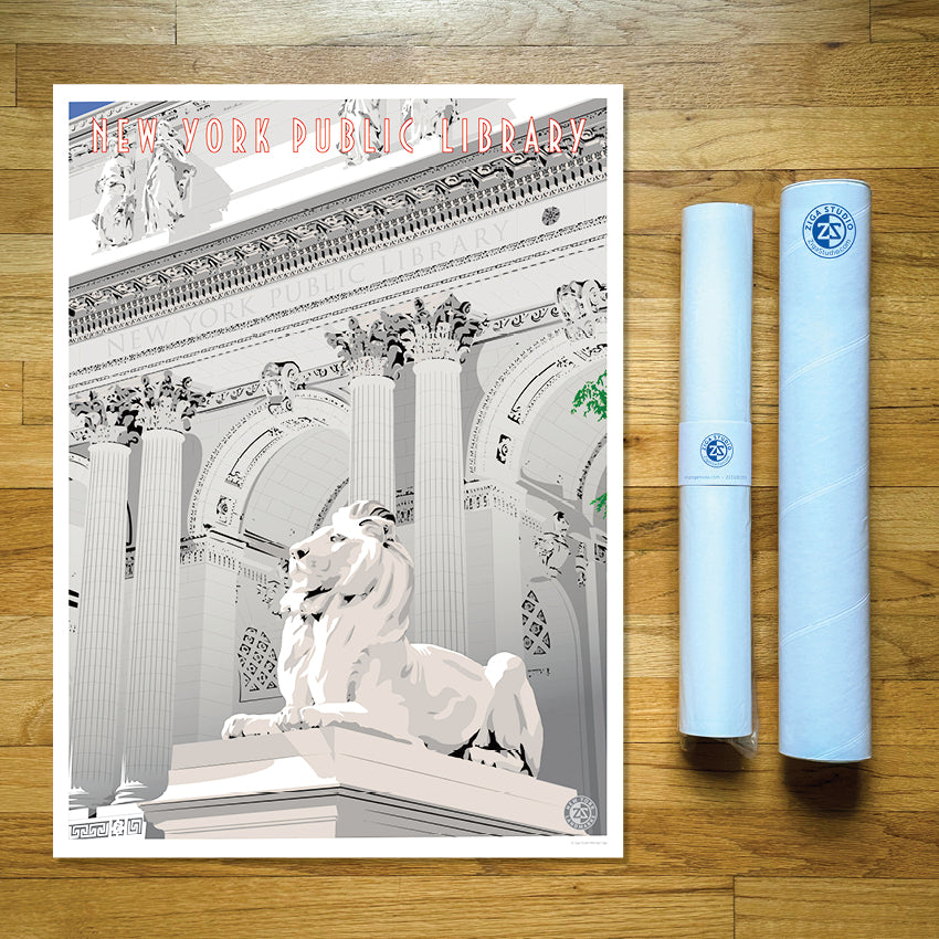 New York Public Library Print