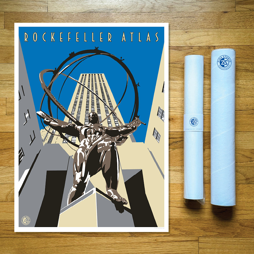 Rockefeller Atlas Print