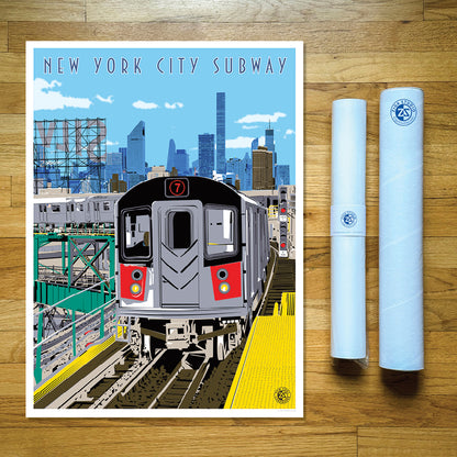 New York City Subway Print