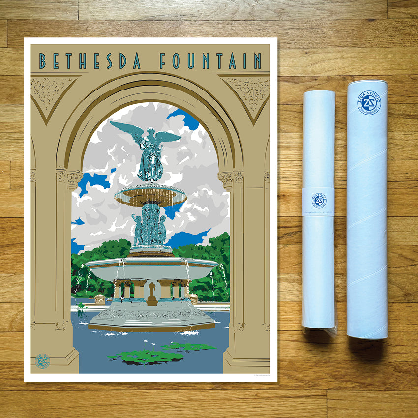 Central Park Bethesda Fountain Print