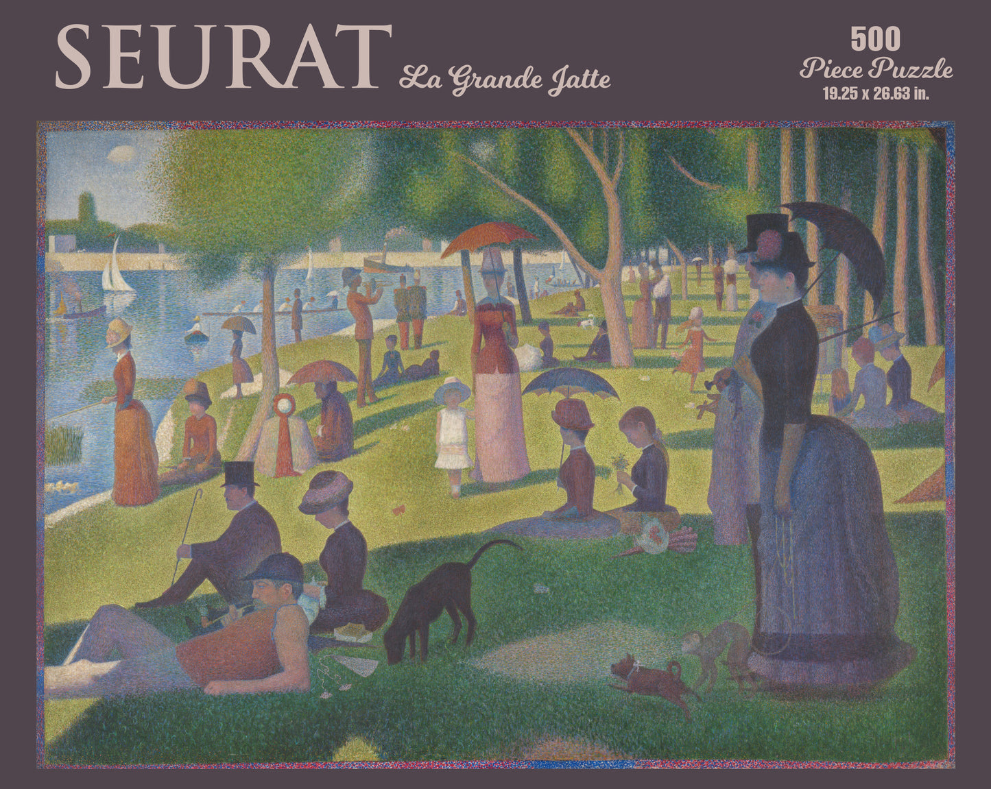 Seuart-La Grande Jatte 1000 or 500 Piece Puzzle