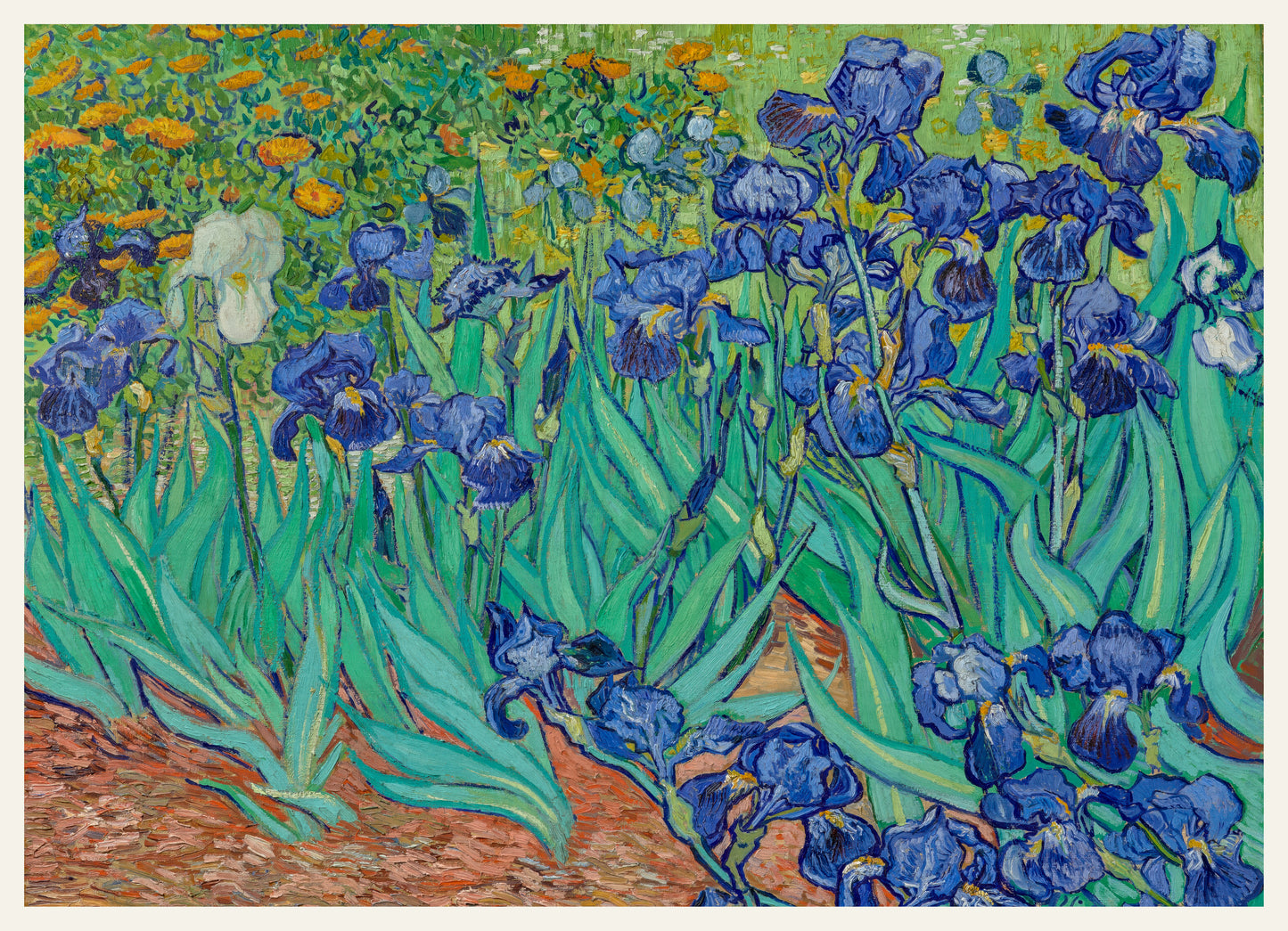 Van Gogh—Irises 1000 or 500 Piece Puzzle