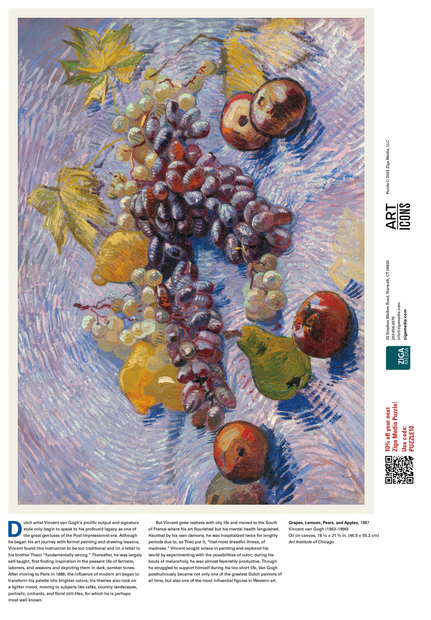 Van Gogh—Grapes 1000 or 500 Piece Puzzle