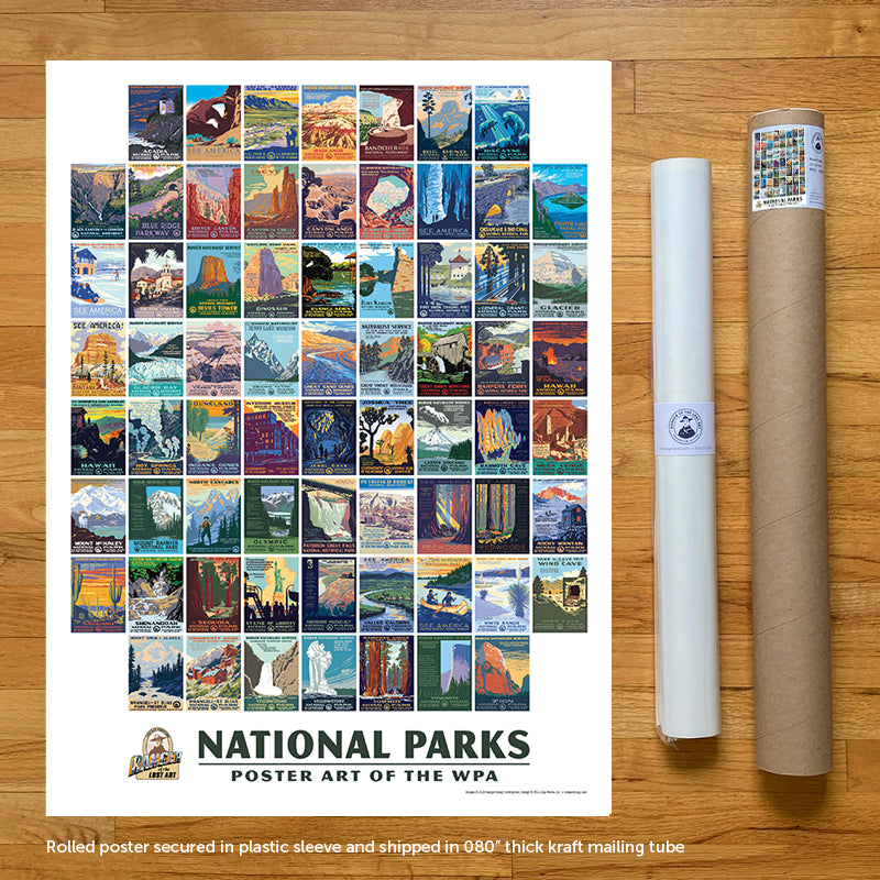 WPA National Park Poster of Posters Giclée Print
