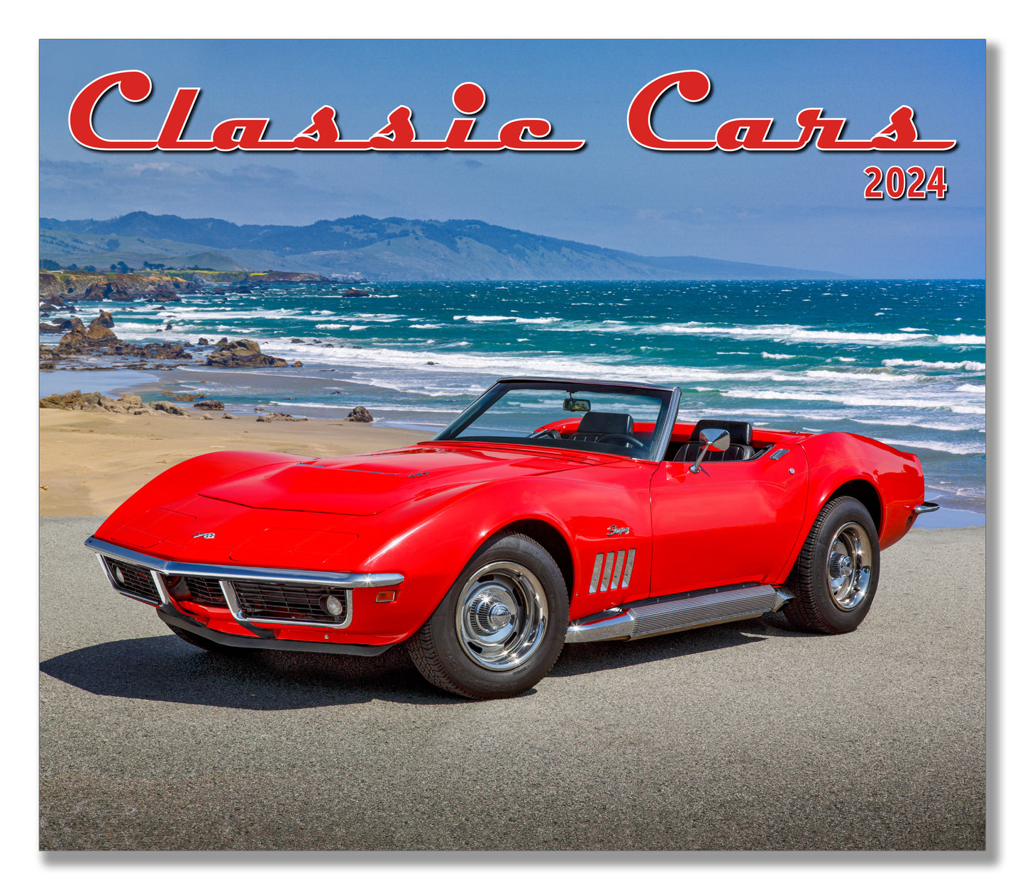 Classic Cars Wall Calendar 2024