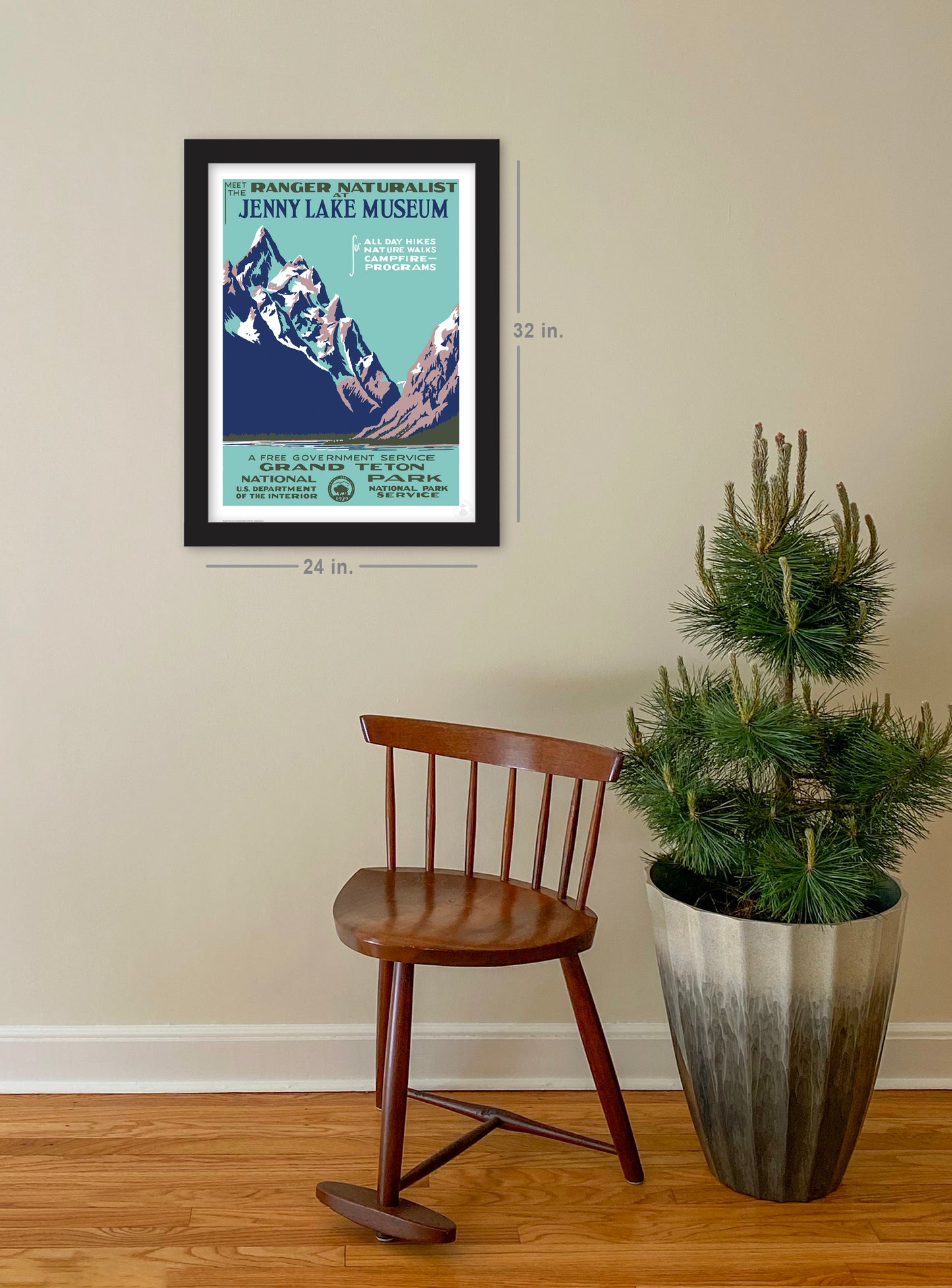 Grand Teton National Park  Grandview Edition Giclée Print