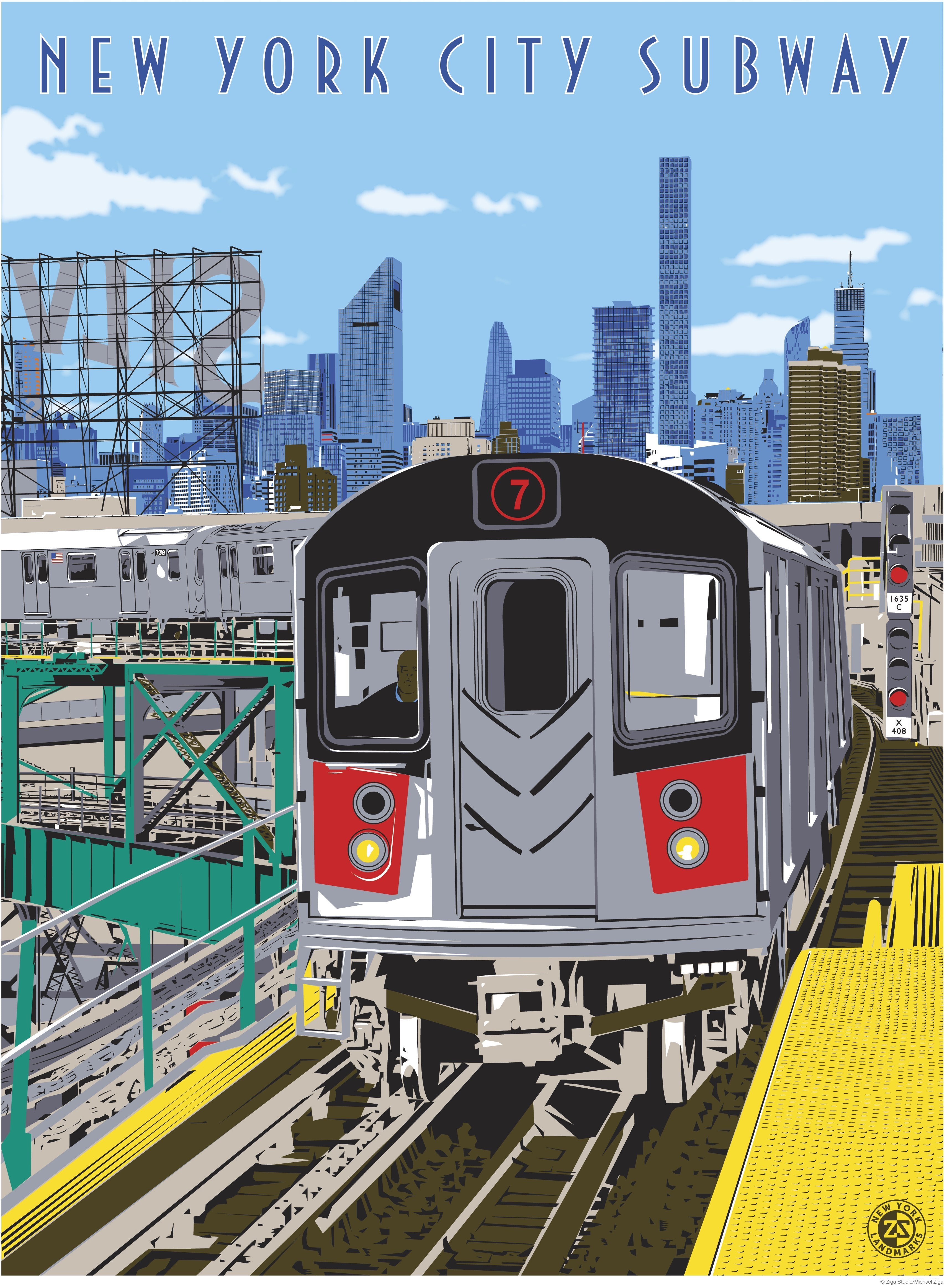 New York City Subway Print