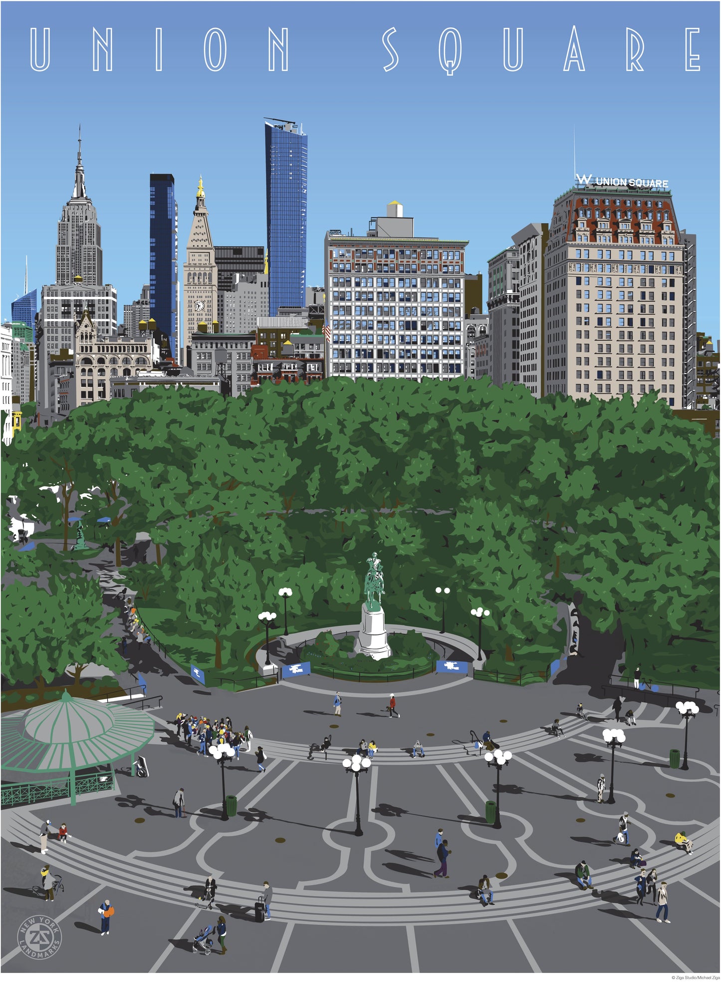 Union Square Print - Ziga Media