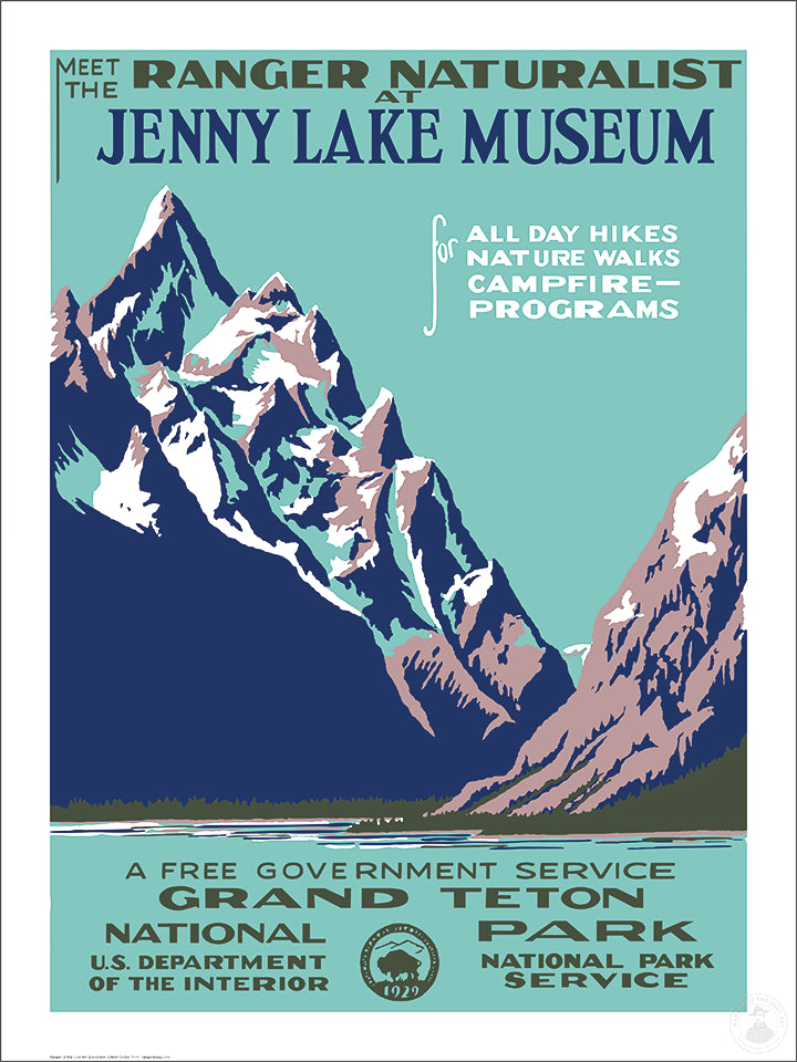 Grand Teton National Park Grandview Edition Giclée Print