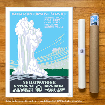 Yellowstone National Park Grandview Edition (Geyser) Giclée Print