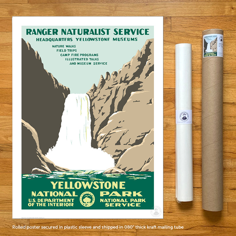 Yellowstone National Park Grandview Edition (Falls) Giclée Print