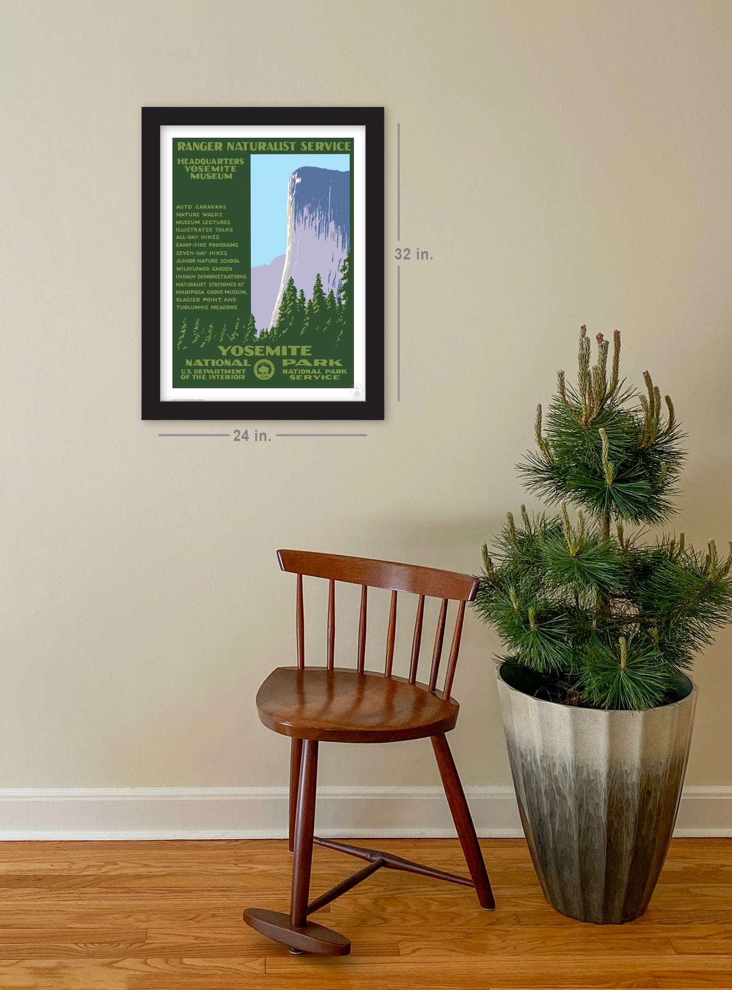 Yosemite National Park Grandview Edition Giclée Print