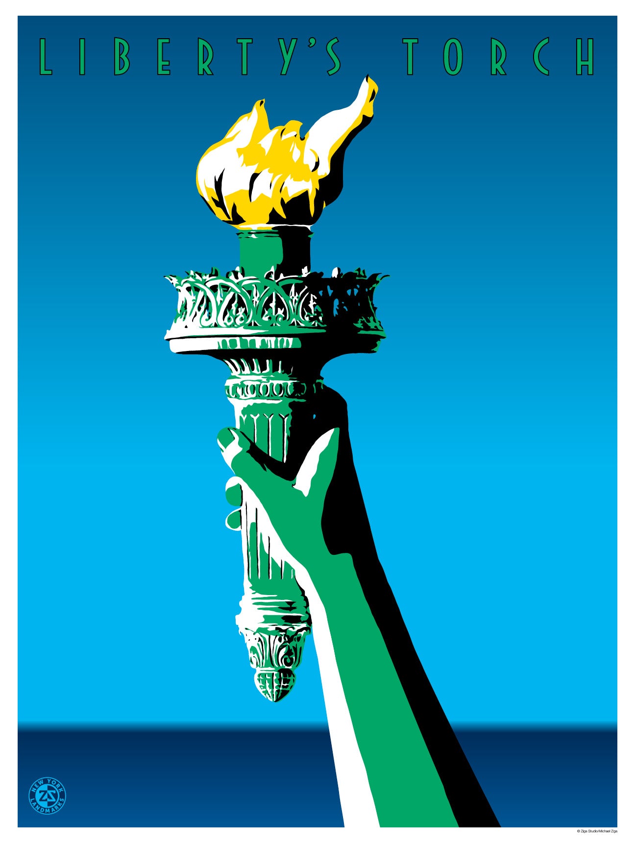 Liberty’s Torch Print