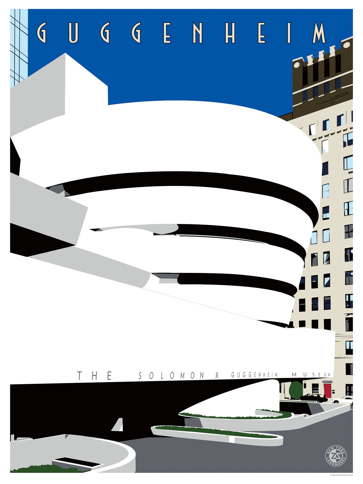 Solomon R. Guggenheim Museum Print - Ziga Media