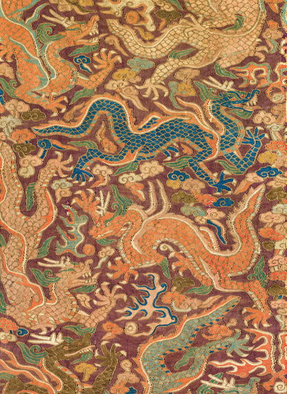 Dragons Chasing Flaming Pearls 1000 Piece Puzzle