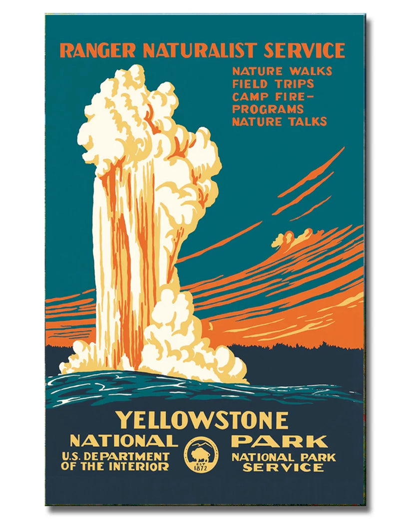 National Parks WPA Yellowstone Hard Cover Journal