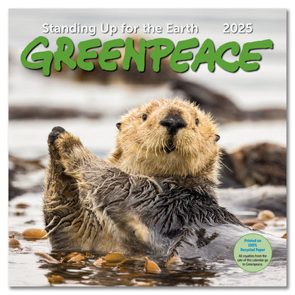 Greenpeace Wall Calendar 2025, Monthly January-December 12'' x 12"