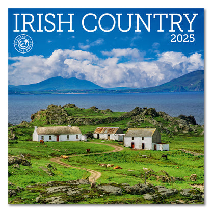 Irish Country Wall Calendar 2025, Monthly January-December 12'' x 12"