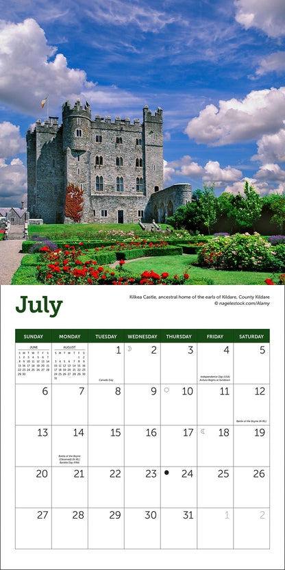 Ireland Mini Wall Calendar 2025, 7" x 7"