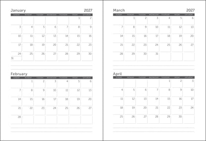 Spiral-bound WPA-style National Parks calendar