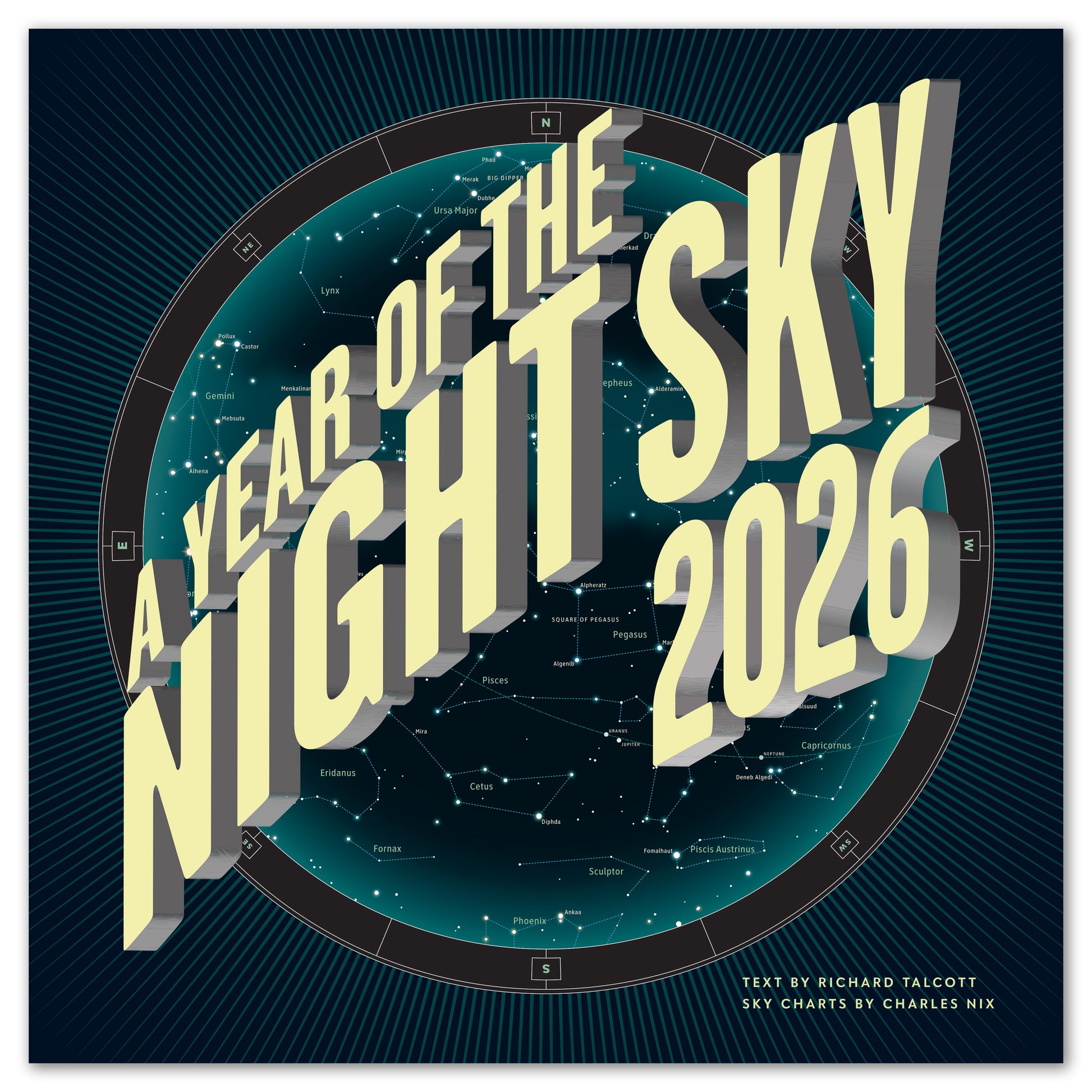 2026 A Year of the Night Sky Wall Calendar, 12" x 12"