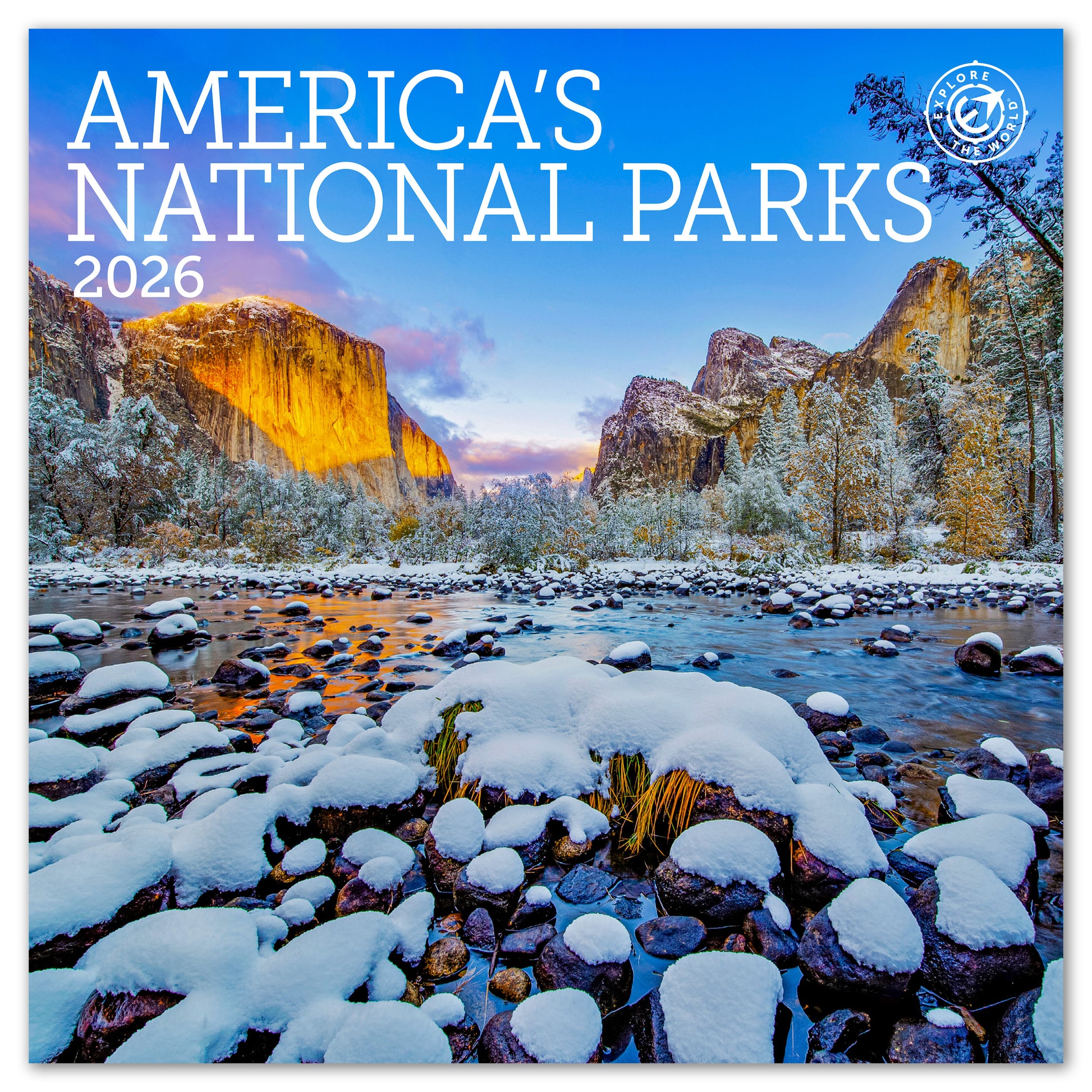2026 America's National Parks Mini Wall Calendar, 7" x 7"