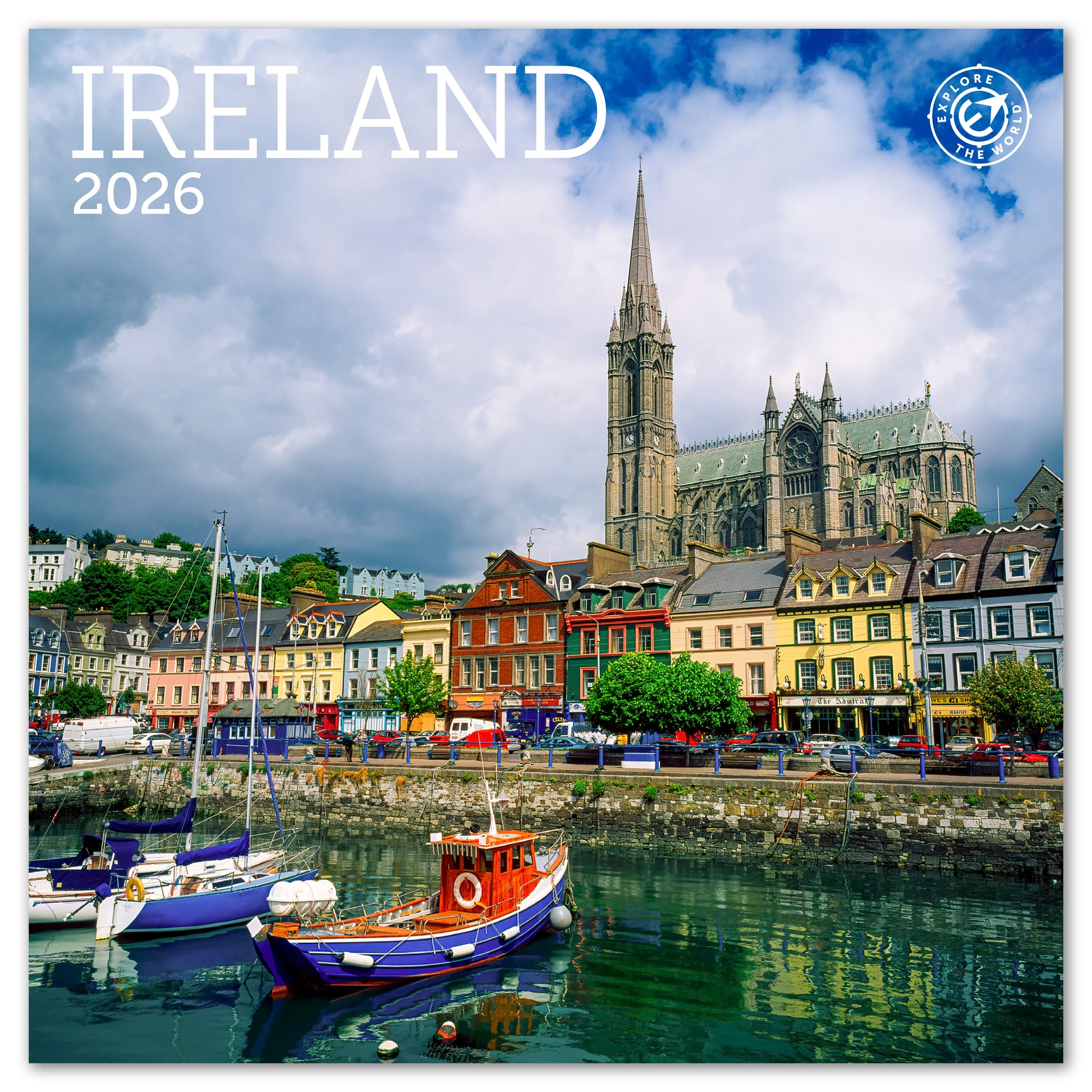 2026 Ireland Mini Wall Calendar, 7" x 7"