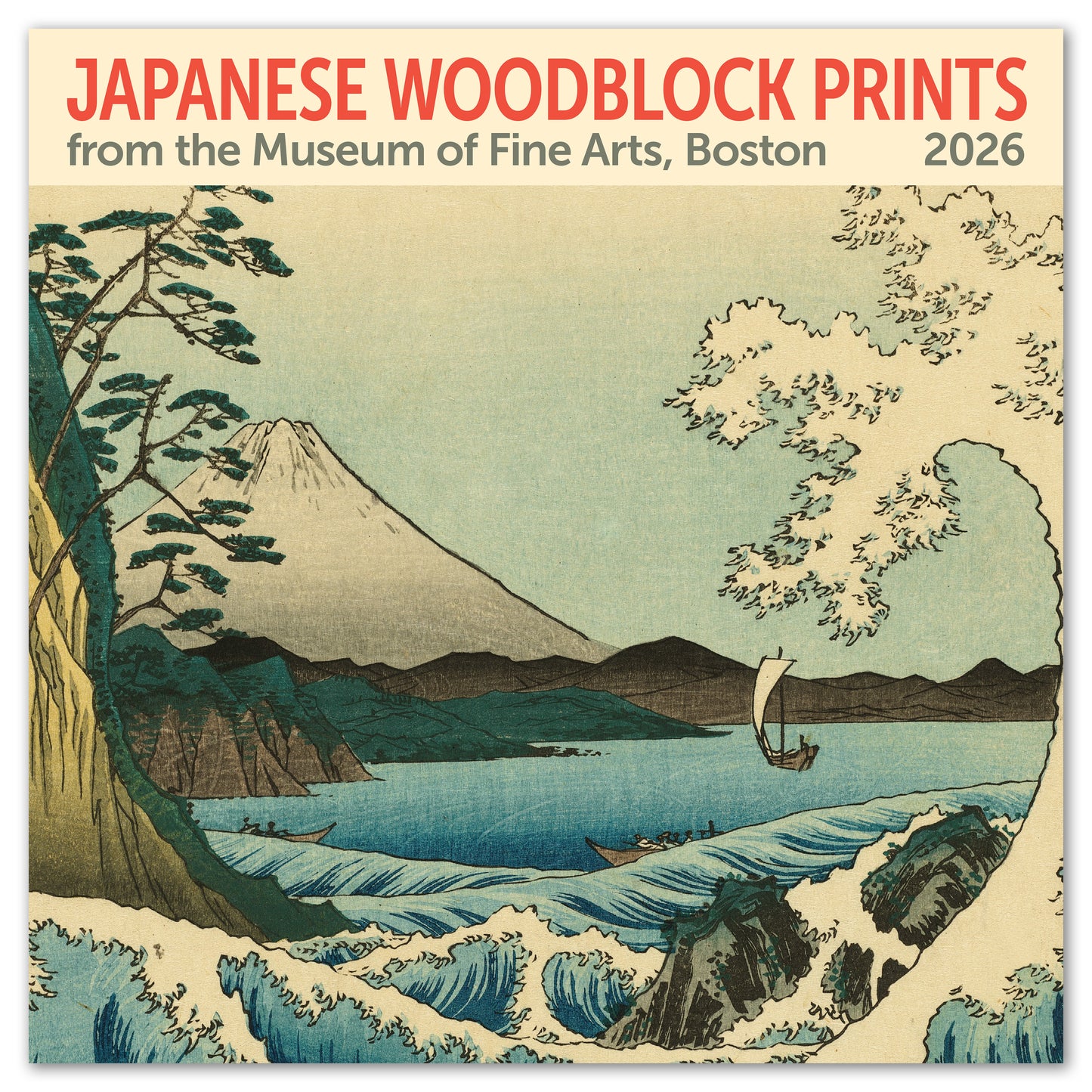 2026 MFA Japanese Woodblocks Mini Wall Calendar