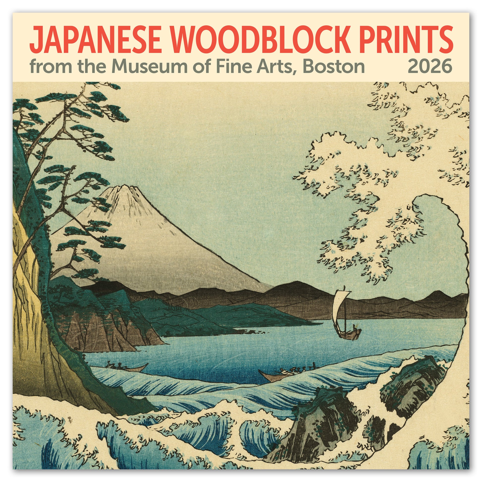 2026 MFA Japanese Woodblocks Mini Wall Calendar