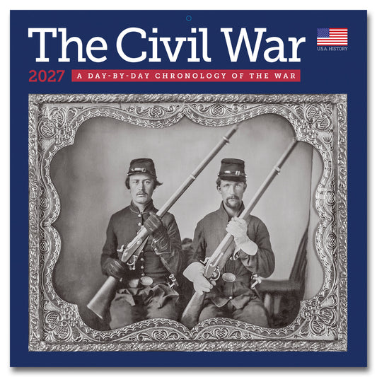 2027 Civil War Day-By-Day Chronology Wall Calendar, 12" x 12"